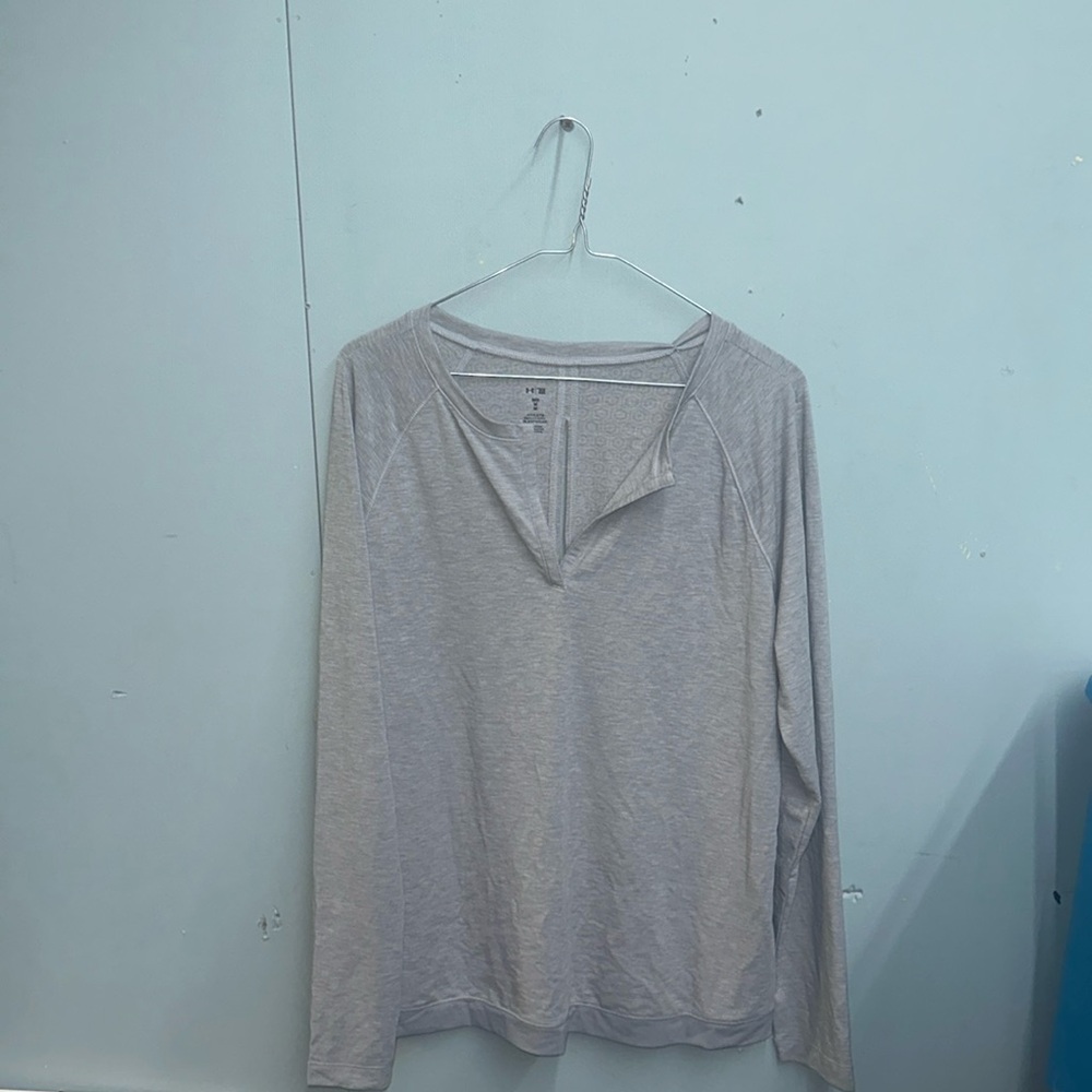Under Armour grey long sleeve top